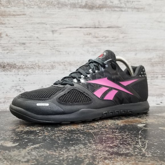 pink reebok crossfit shoes